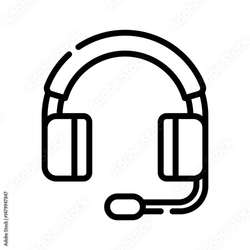 college icon special line_headphone_v1 