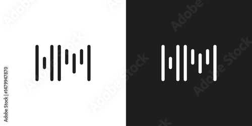 Letter HM Music Note Logo Design