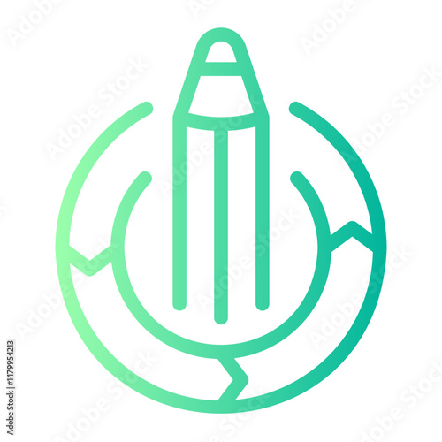 creative process gradient icon