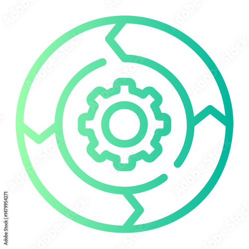 process gradient icon