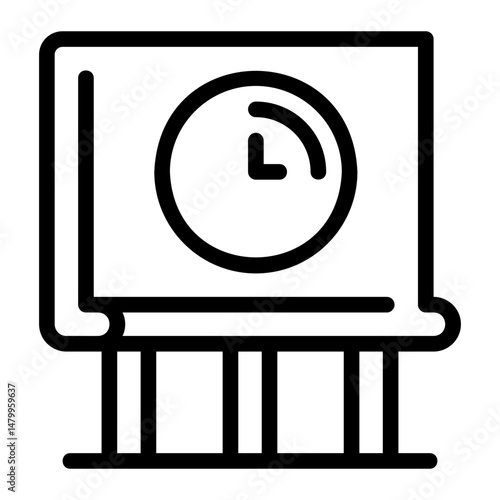 billboard line icon