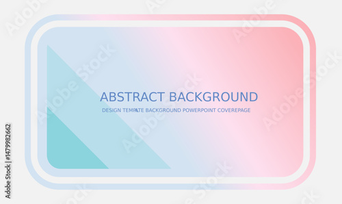 Presentation background with transparent pattern on pastel gradient background in geometric shape