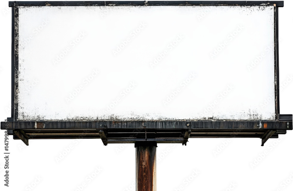 Obraz premium Empty Billboard Advertising Space