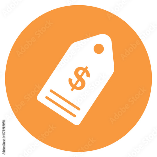 price tag sign symbol vector flat icon