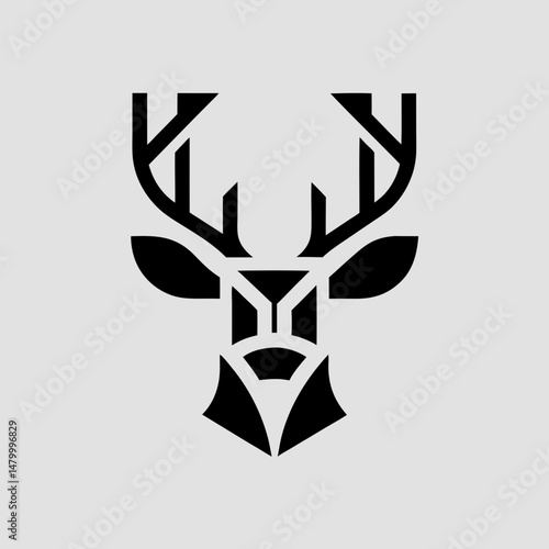 deer head vector