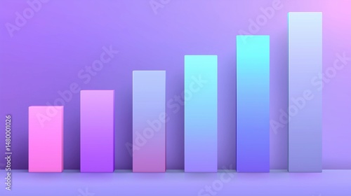 Free Download Abstract growth chart with soft gradients symbolizing business progress and development - GFXLoad