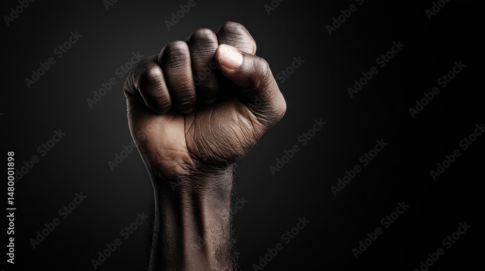 A Raised Fist: A Symbol of Strength and Resistance A Raised Fist: A Symbol of Strength and Resistance