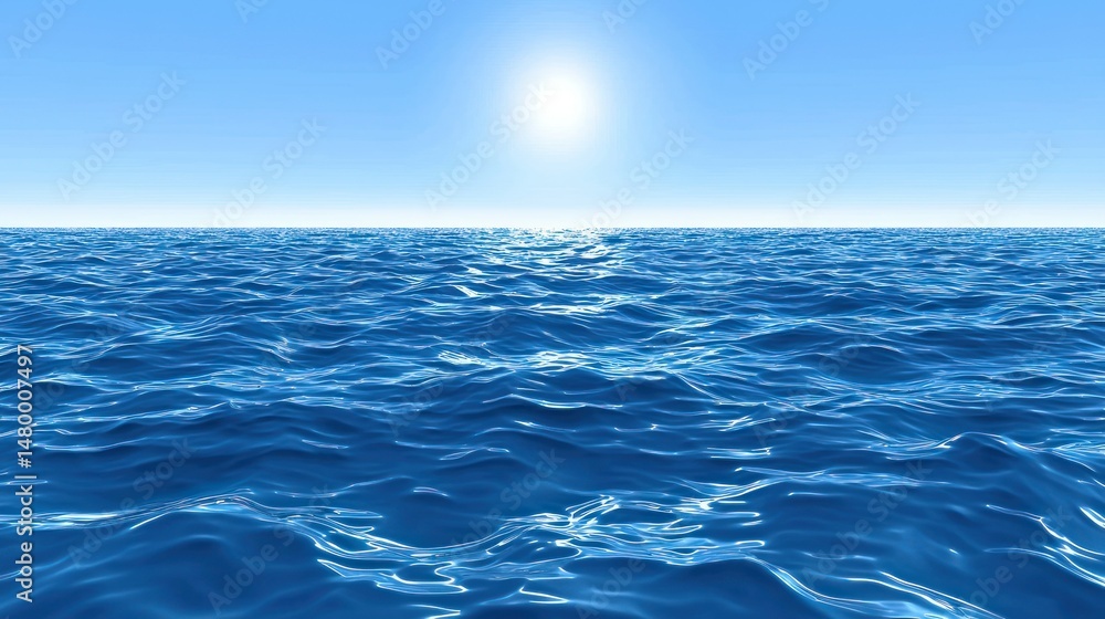 Fototapeta premium Vast ocean landscape