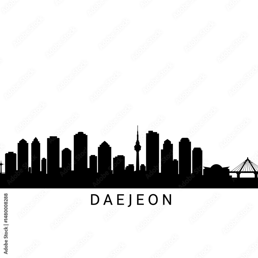 Daejeon Skyline with Korea Urban Cityscape. Daejeon Skyline with Korea Urban Cityscape.