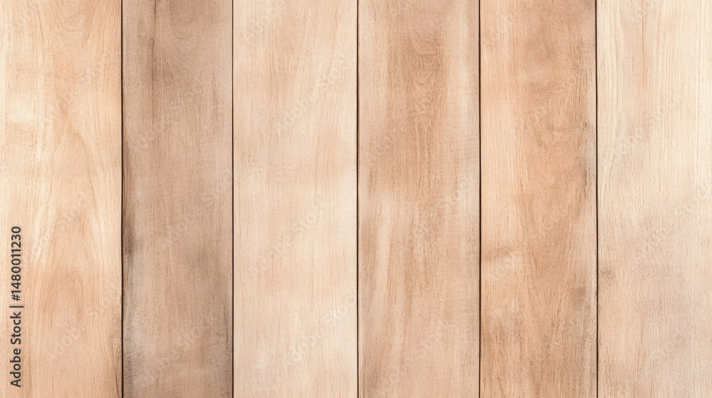 Naklejka premium Natural, neutral-toned wooden texture with fine grains