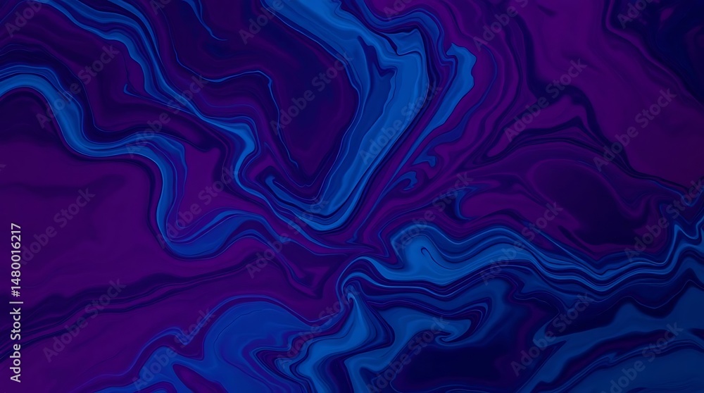 Obraz premium Abstract Purple Blue Marble Texture.