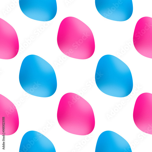 seamless cute shapes background