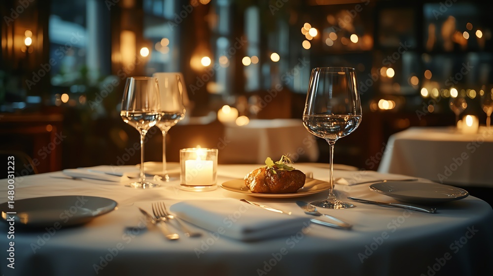 Fototapeta premium wedding table setting