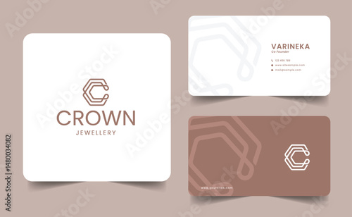 Crown Jewellery Logo and Business Card Design