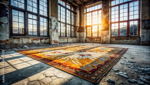 Abstract Marble Rug Drop Urban Exploration Photography