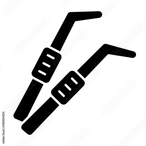Cotton Pliers glyph icon