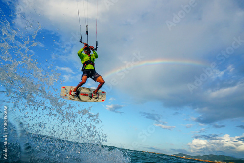 kitesurfing