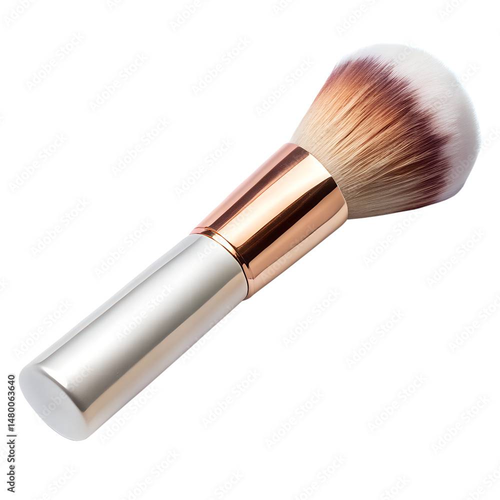 Aesthetic make up brush isolated on transparent background Aesthetic make up brush isolated on transparent background