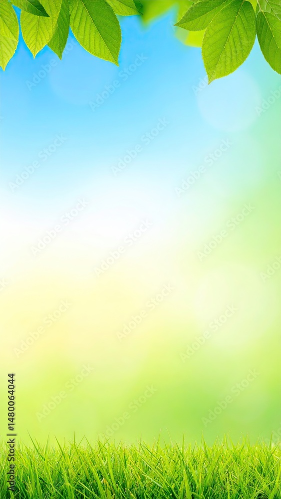 Obraz premium Fresh Spring Greenery