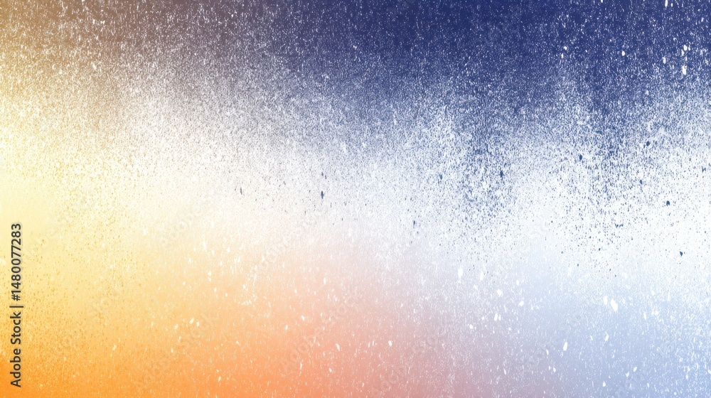 Obraz premium Abstract Color Splashes: A Textured Gradient of Blues, Oranges, and Whites
