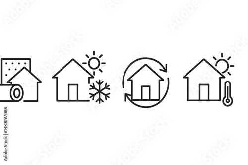 Exploring home insulation maintenance through seasonal changes in temperature and weather patterns