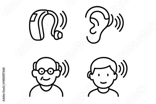 Hearing aids and auditory experiences illustrate connections between people and sound