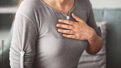 Photos Woman with shortness of breath