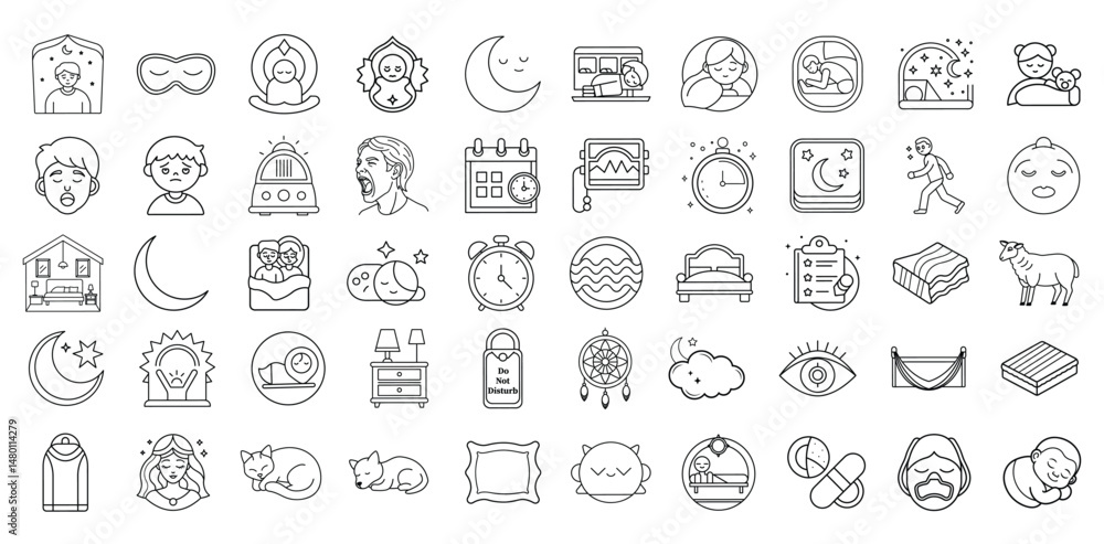 Icons of sleep a dreamy night