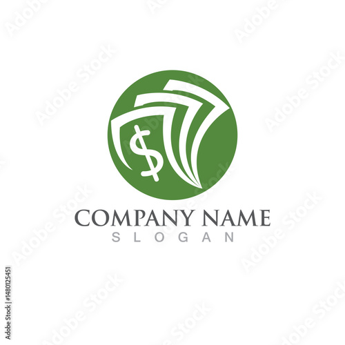 Dollar vector logo and symbol icon