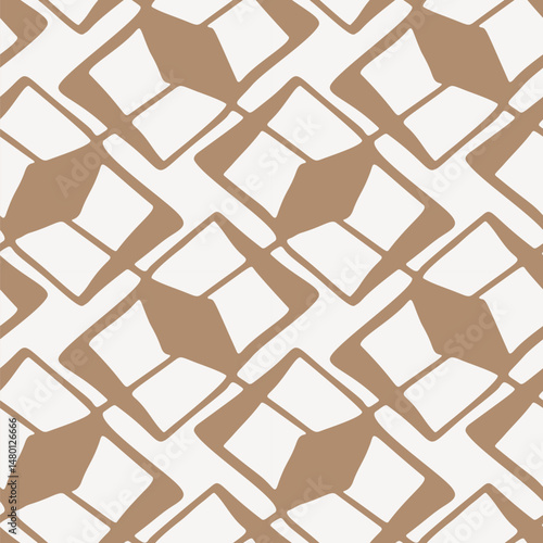 Seamless pattern with a simple abstract drawing. Vector illustration.