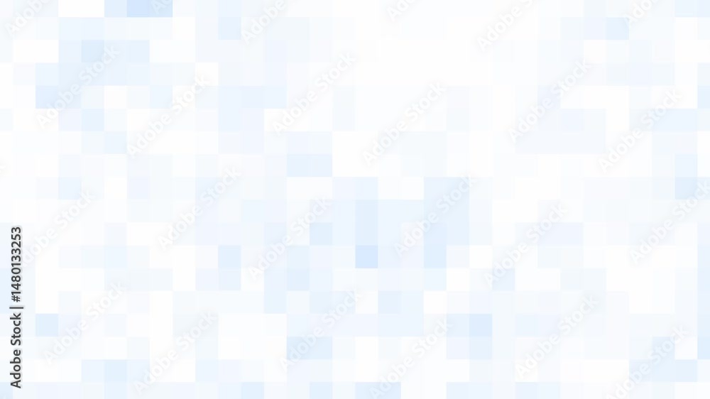 White and blue simple abstract square background, geometric animation White and blue simple abstract square background, geometric animation