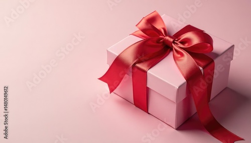 Wallpaper Mural Elegant satin ribbon tied around a luxurious gift box, perfect for special occasions ,  elegant,  ribbon,  special occasion Torontodigital.ca