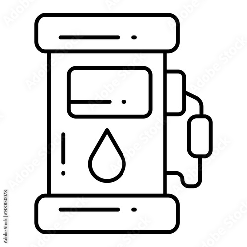 Gas Station line icon