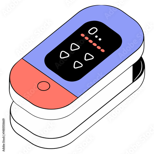 Fingertip Pulse Oximeter with Digital Display , Health Monitoring Device