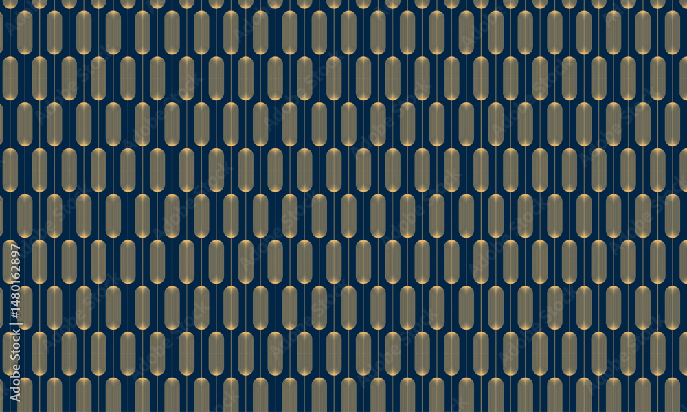 custom made wallpaper toronto digitalGeometric shape seamless pattern design | Traditional creative line stripes luxury pattern for packaging, texture, fabric, decoration, business, cover and card design with golden-teal color