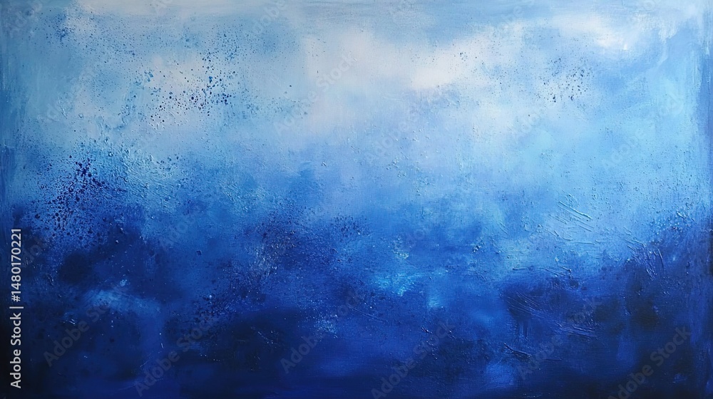 Fototapeta premium Abstract Blue Landscape with Textured Surface