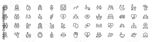 Diverse icons of humanitys common bonds