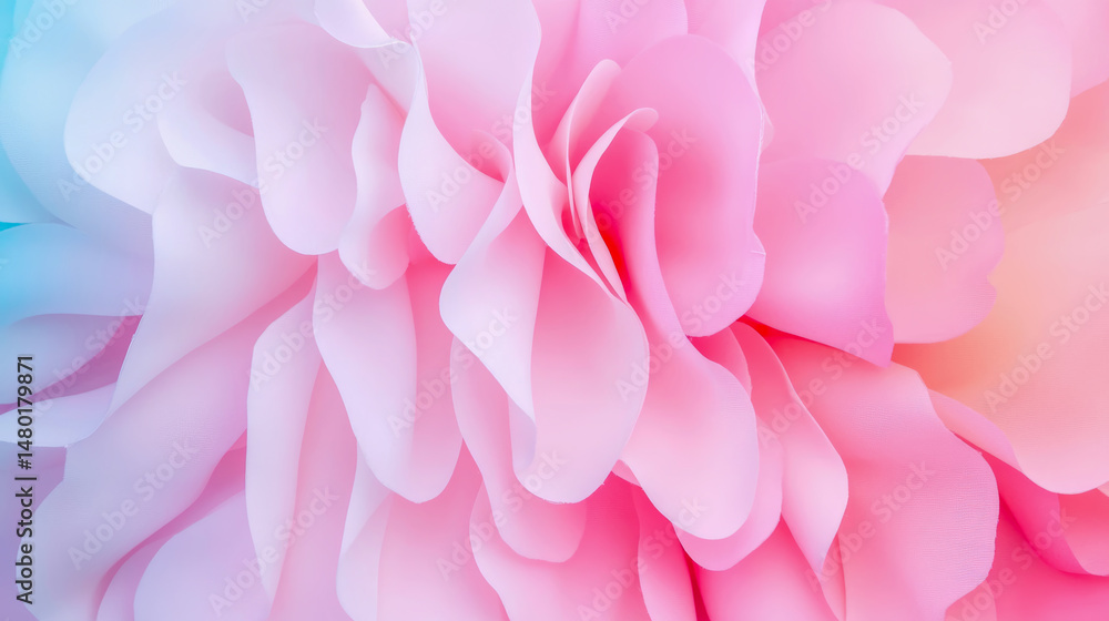 Abstract Floral Concept: Delicate Pastel Petals for Wall Art or Gentle Background Abstract Floral Concept: Delicate Pastel Petals for Wall Art or Gentle Background