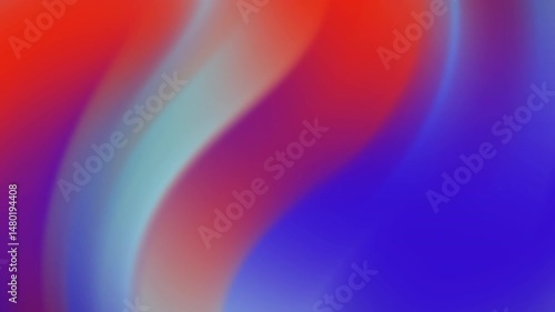 Blurry abstract background perfect for holiday designs, patriotic themes, and dynamic presentations with vibrant red, blue, and white colors.