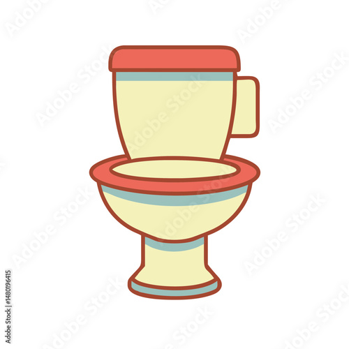 Cartoon toilet icon