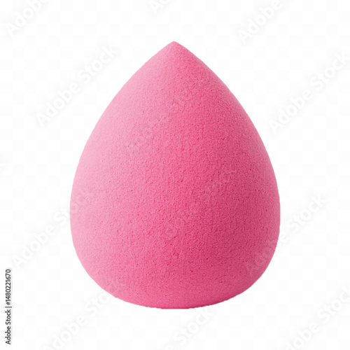 realistic smooth makeup sponge for blending cosmetics in different colour style isolated on transparent background