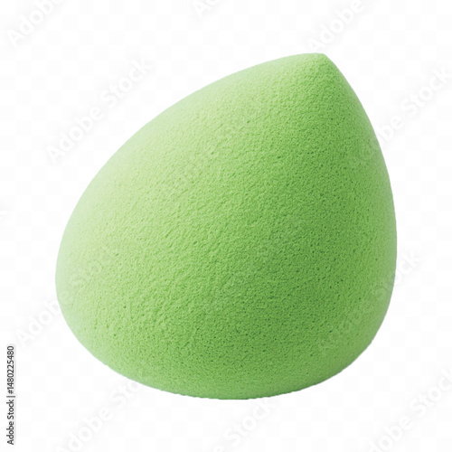 realistic smooth makeup sponge for blending cosmetics in different colour style isolated on transparent background