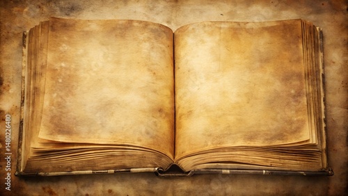 Dusty Old Book Page Texture With Brittle Edges Sepia Tone And Subtle Print Ghosting From Opposite Pages