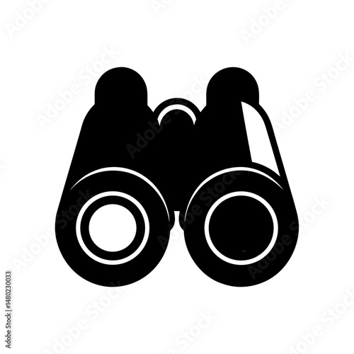 toy binoculars with colored lenses on white 
