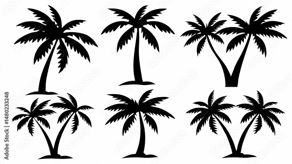 Fototapeta premium A group of palms