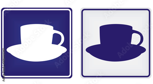 Road sign restaurant. vector illustration