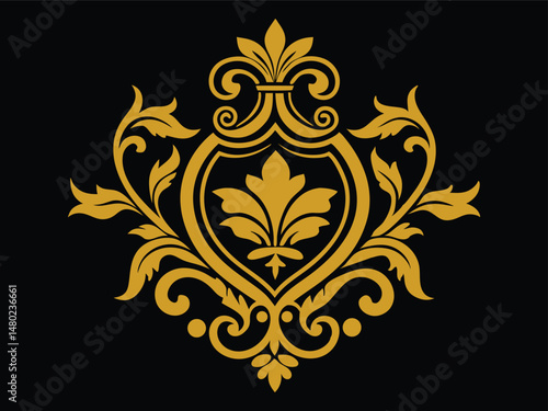 fleur de lis shield.