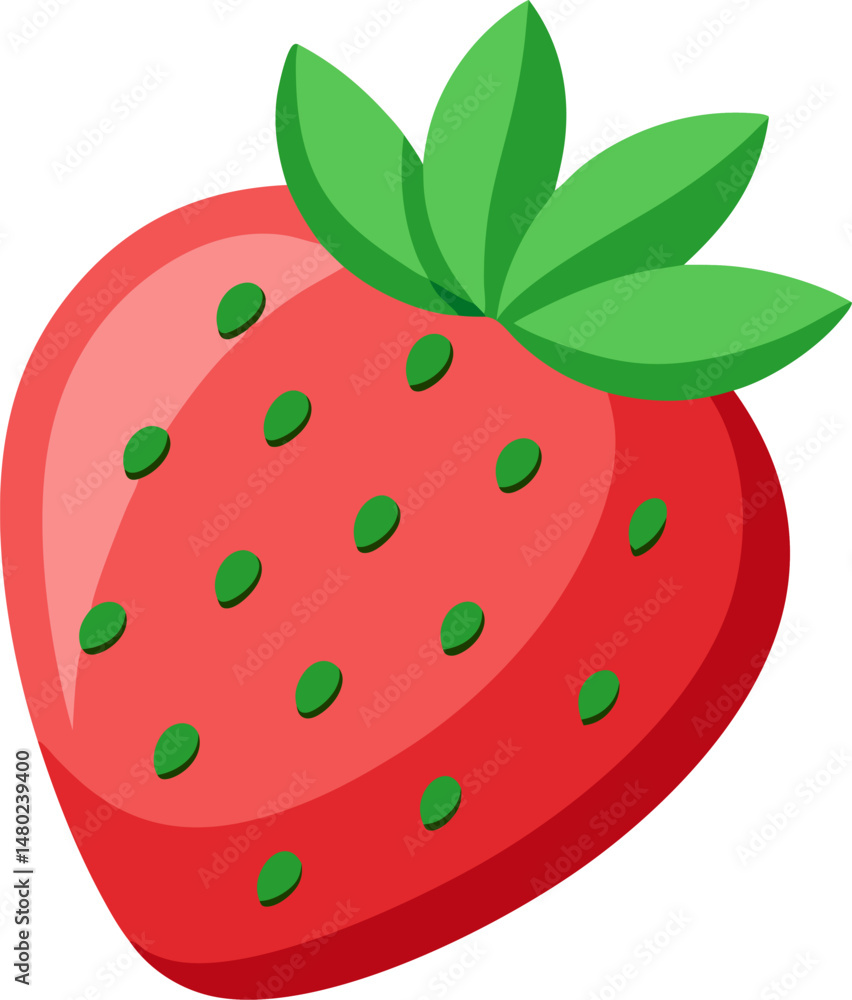 Obraz premium strawberry isolated on white background