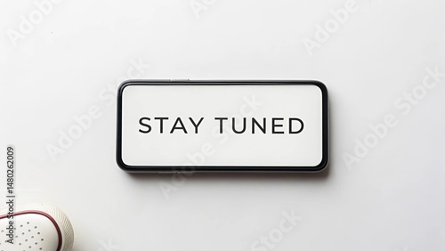 Stay Tuned Banner – Futuristic Teaser Design with Bold Modern Typography