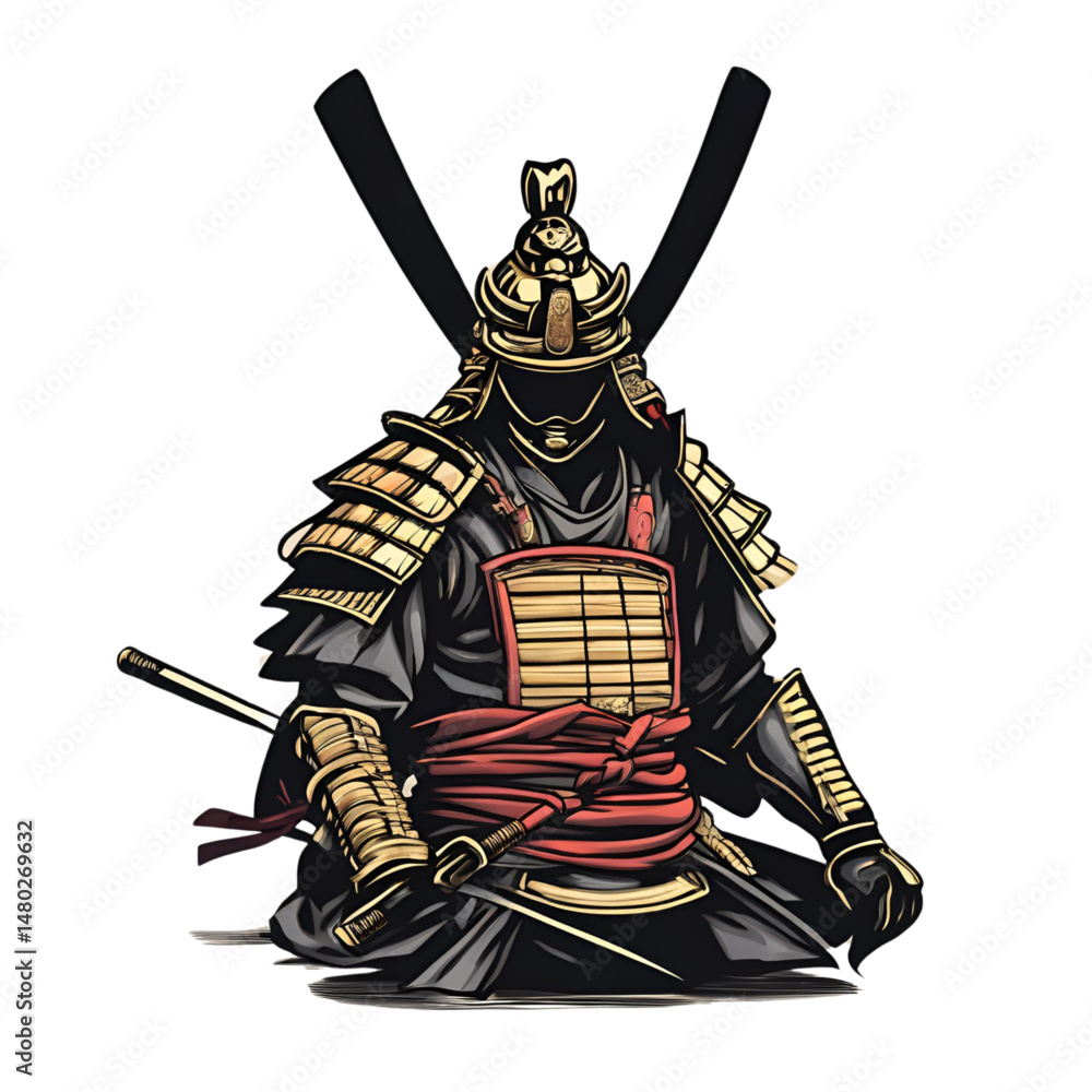 Fototapeta premium medieval knight with sword